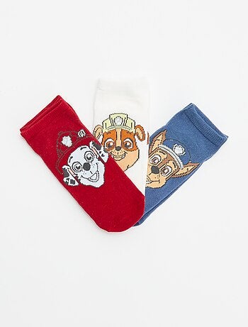 Pack de 3 calcetines 'Patrulla Canina'