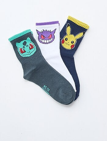 Pack de 3 calcetines 'Pokemon'