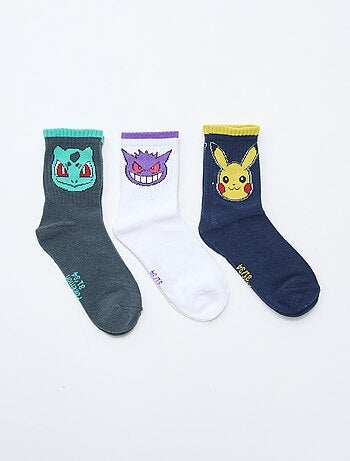 Pack de 3 calcetines 'Pokemon'