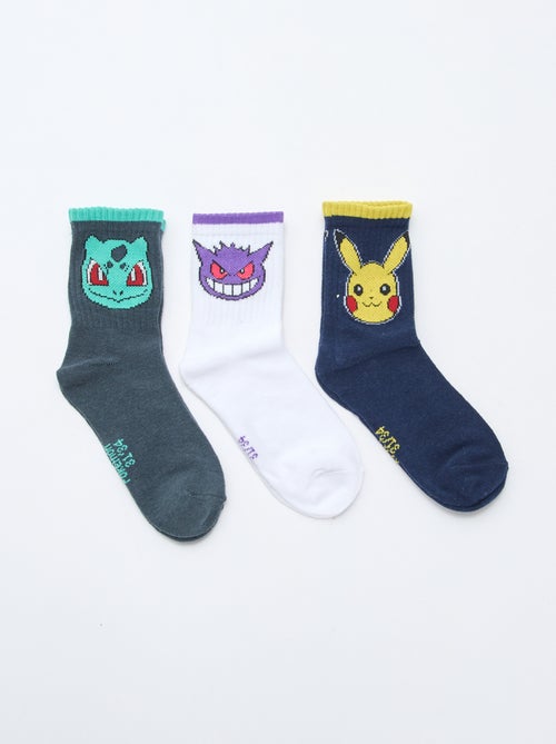 Pack de 3 calcetines 'Pokemon' - Kiabi