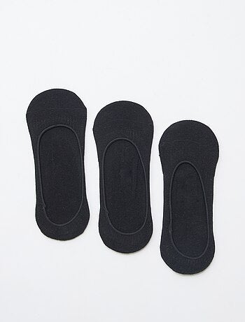 Pack de 3 calcetines protectores de pie lisos