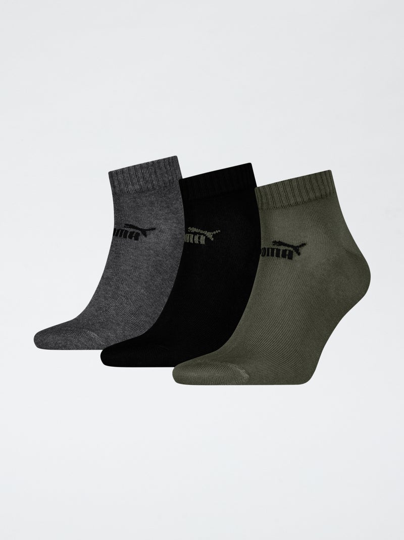 Pack de 3 calcetines 'Puma' Verde - Kiabi