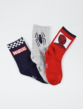 Pack de 3 calcetines 'Spider-man'