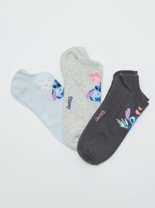Pack de 3 calcetines 'Stitch'