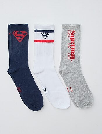 Pack de 3 calcetines 'Superman'