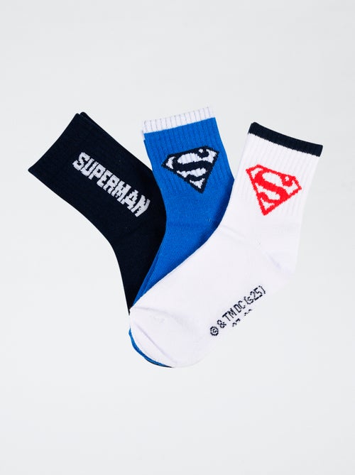Pack de 3 calcetines 'Superman' - Kiabi
