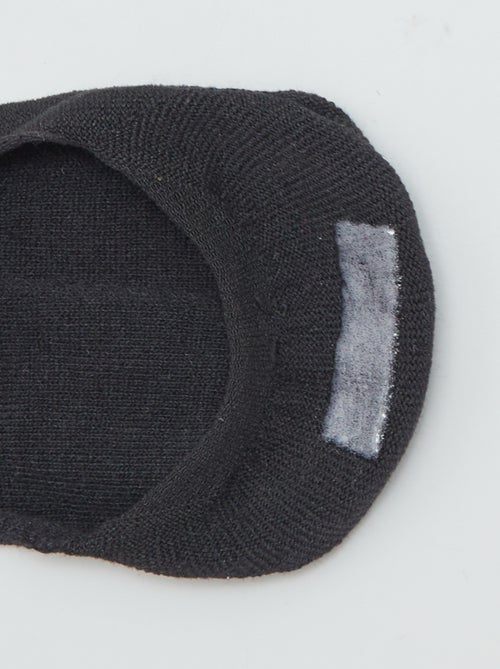 Pack de 3 calcetines tobilleros lisos - Kiabi