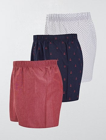 Pack de 3 calzoncillos de algodón puro - Kiabi