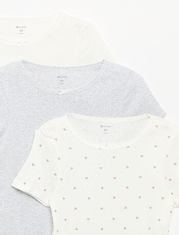 Pack de 3 camisetas