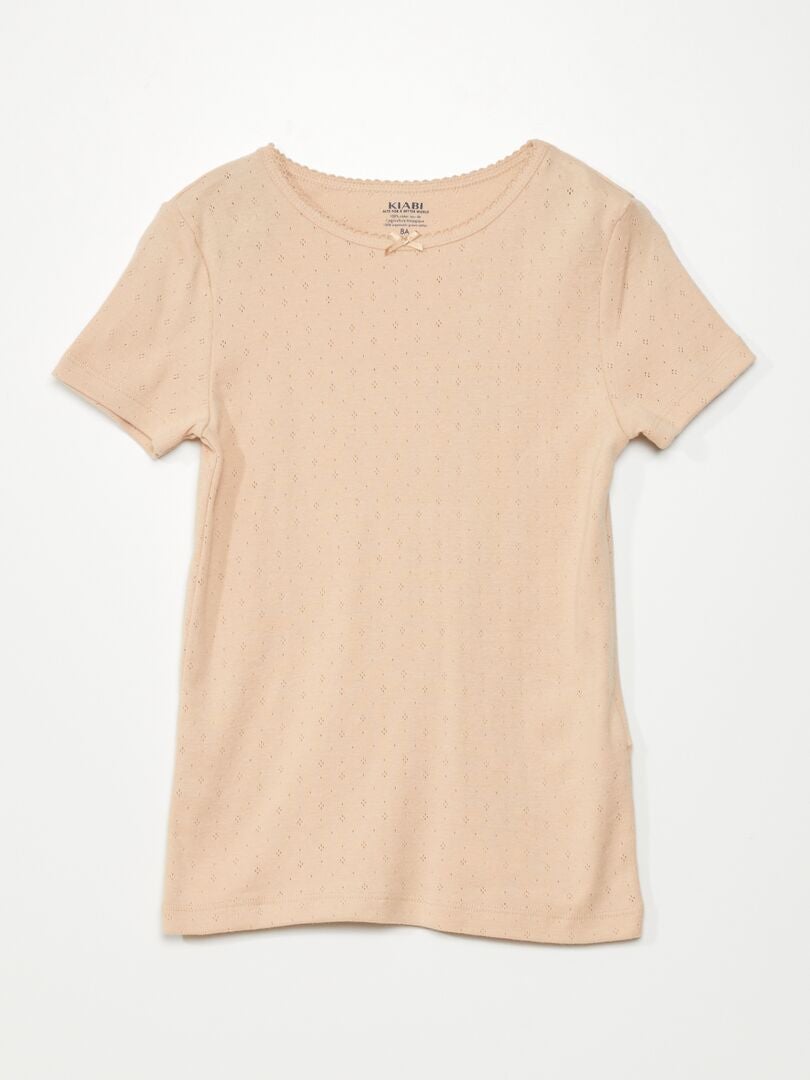 Pack de 3 camisetas BEIGE - Kiabi