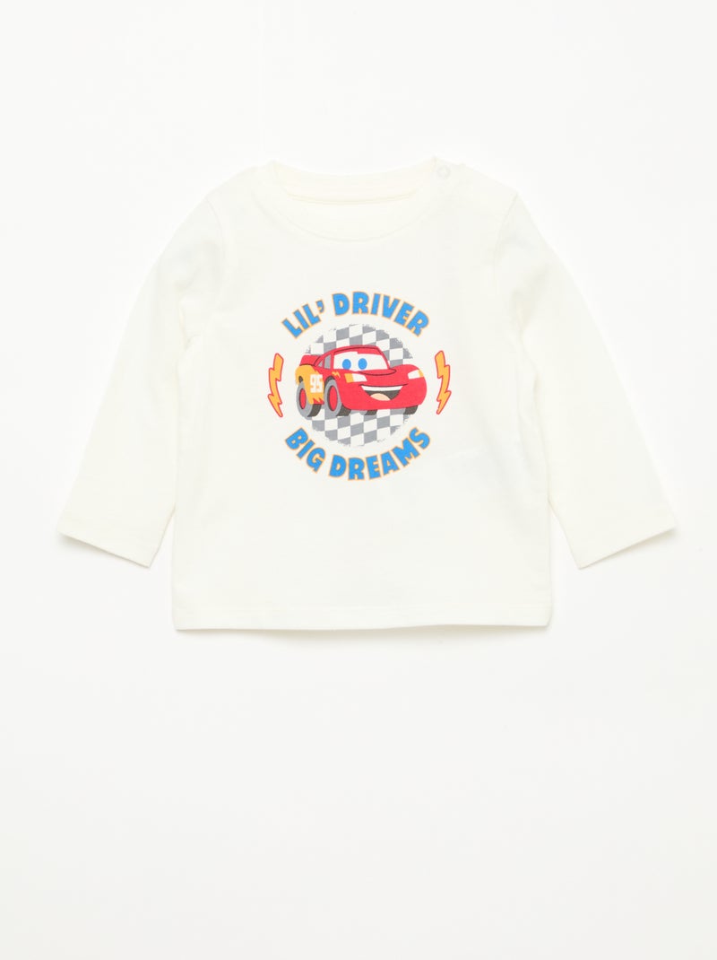 Pack de 3 camisetas 'Cars' Blanco - Kiabi