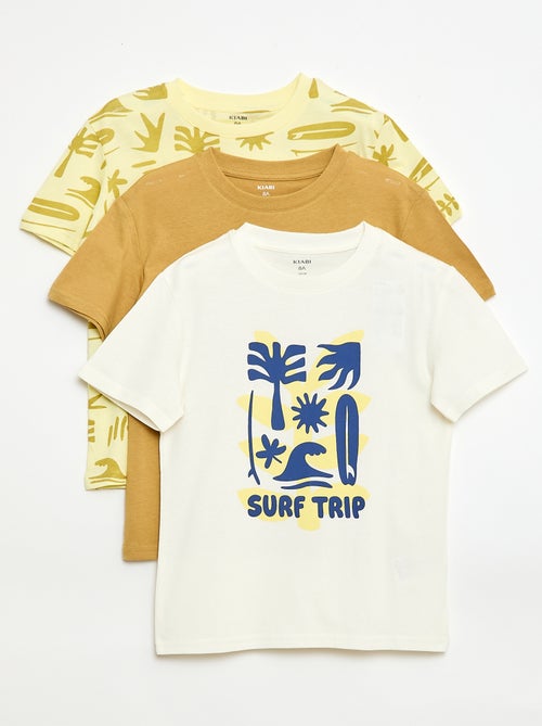 pack de 3 camisetas de algodón - Kiabi
