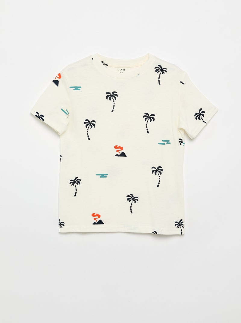 Pack de 3 camisetas de algodón Azul - Kiabi