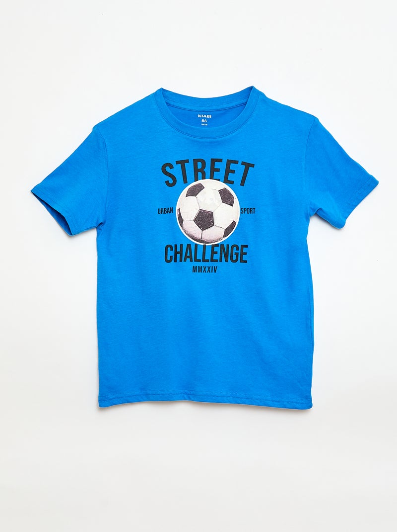 Pack de 3 camisetas de algodón Azul - Kiabi