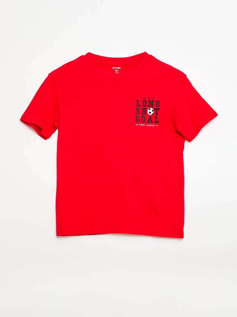 Pack de 3 camisetas de algodón Azul - Kiabi