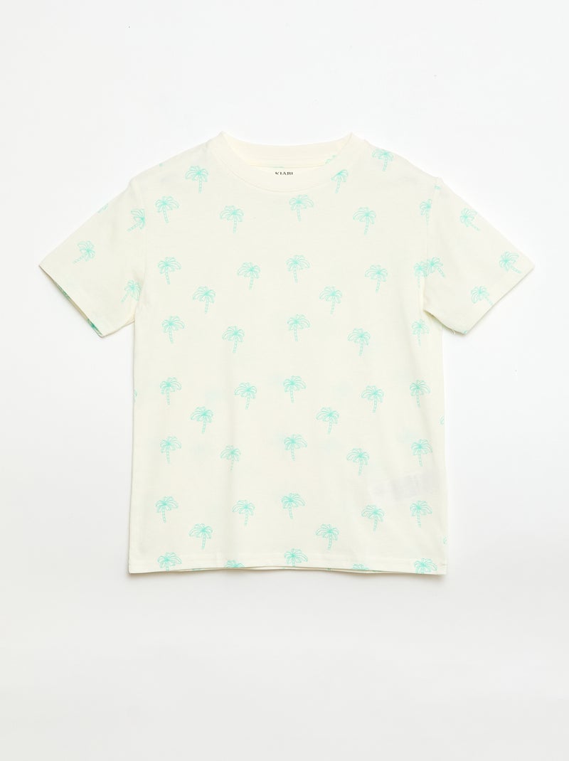 Pack de 3 camisetas de algodón Azul - Kiabi