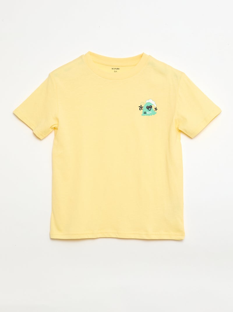 Pack de 3 camisetas de algodón Azul - Kiabi