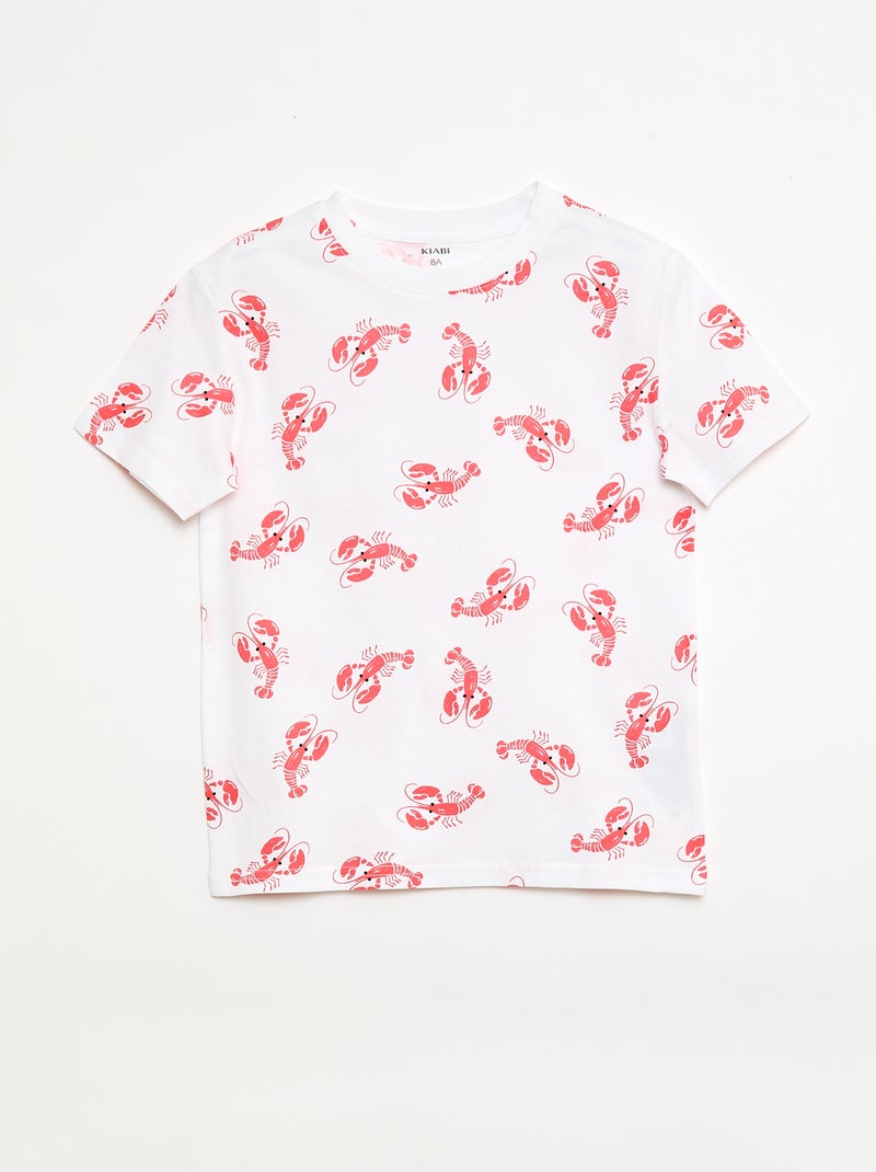 pack de 3 camisetas de algodón Blanco - Kiabi