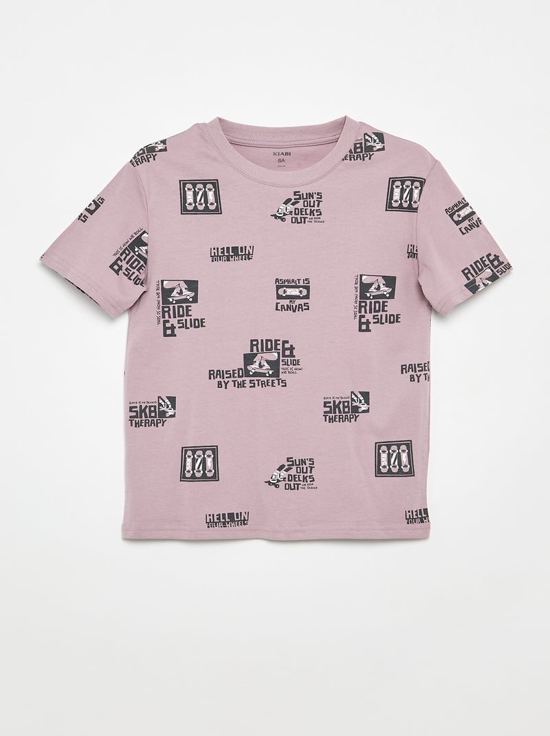 Pack de 3 camisetas de algodón Gris - Kiabi