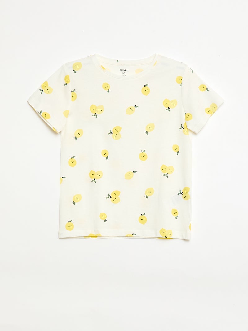 Pack de 3 camisetas de manga corta Amarillo - Kiabi