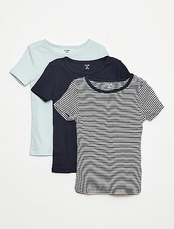 Pack de 3 camisetas de manga corta