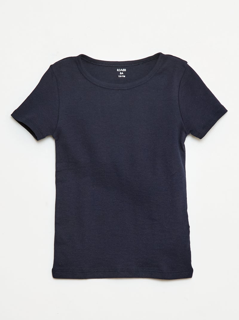 Pack de 3 camisetas de manga corta Azul - Kiabi