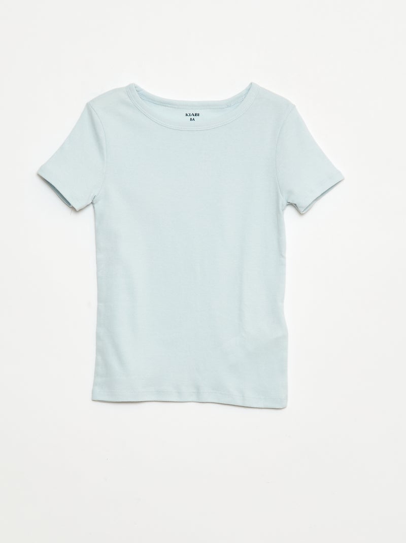 Pack de 3 camisetas de manga corta Azul - Kiabi