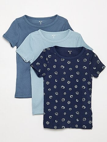Pack de 3 camisetas de manga corta