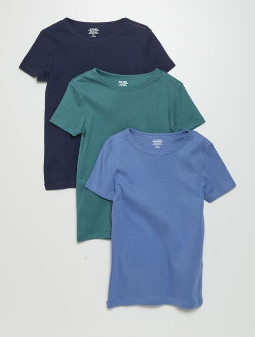 Pack de 3 camisetas de manga corta - Kiabi