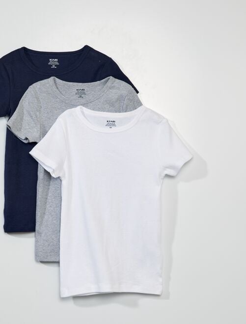 Pack de 3 camisetas de manga corta - Kiabi