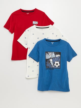 Pack de 3 camisetas de manga corta