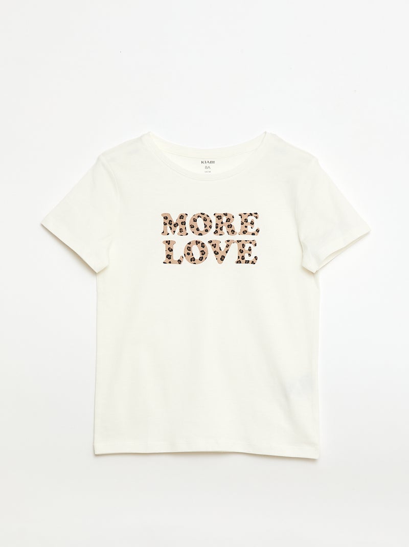 Pack de 3 camisetas de manga corta Beige - Kiabi