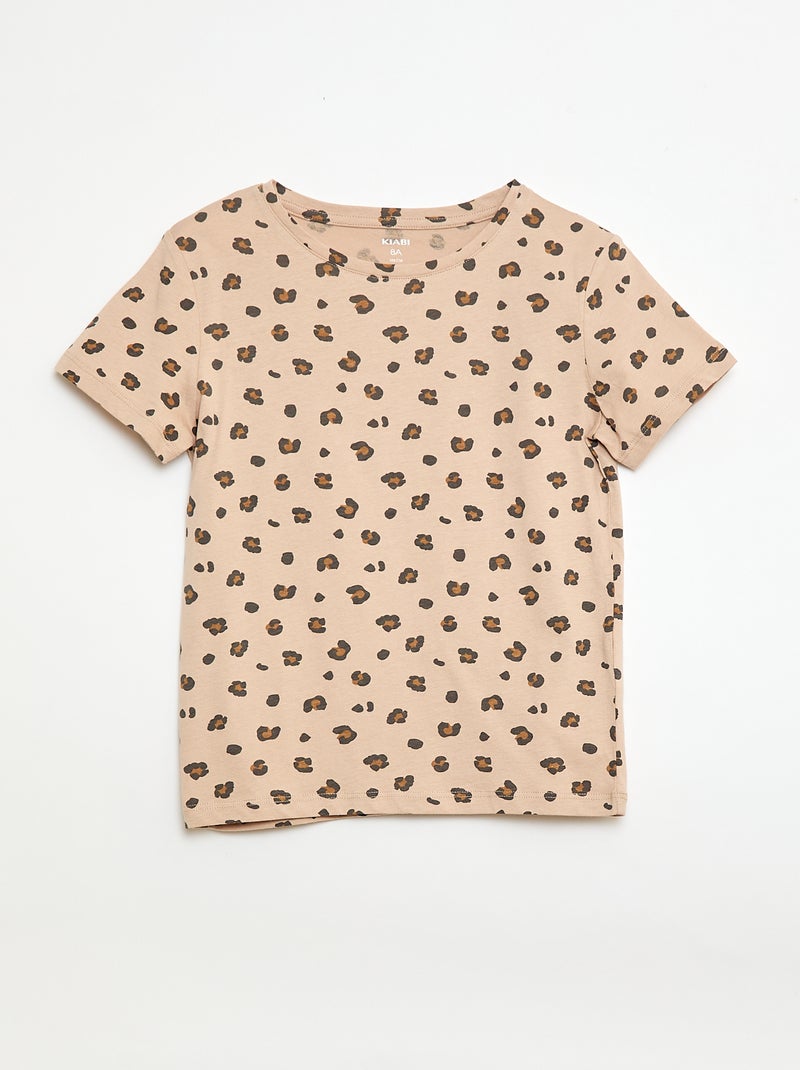 Pack de 3 camisetas de manga corta Beige - Kiabi