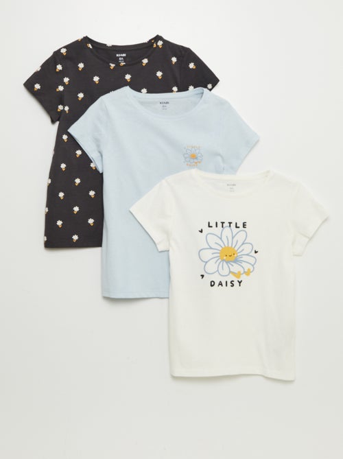 Pack de 3 camisetas de manga corta - Kiabi