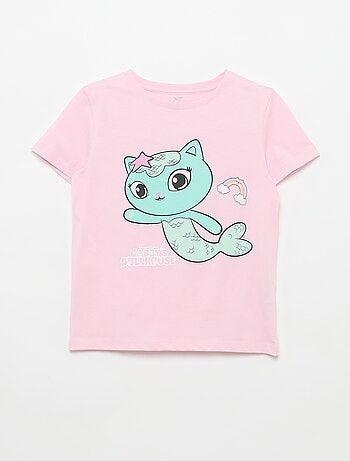 Pack de 3 Camisetas de manga corta 'Gabby y la casa mágica'
