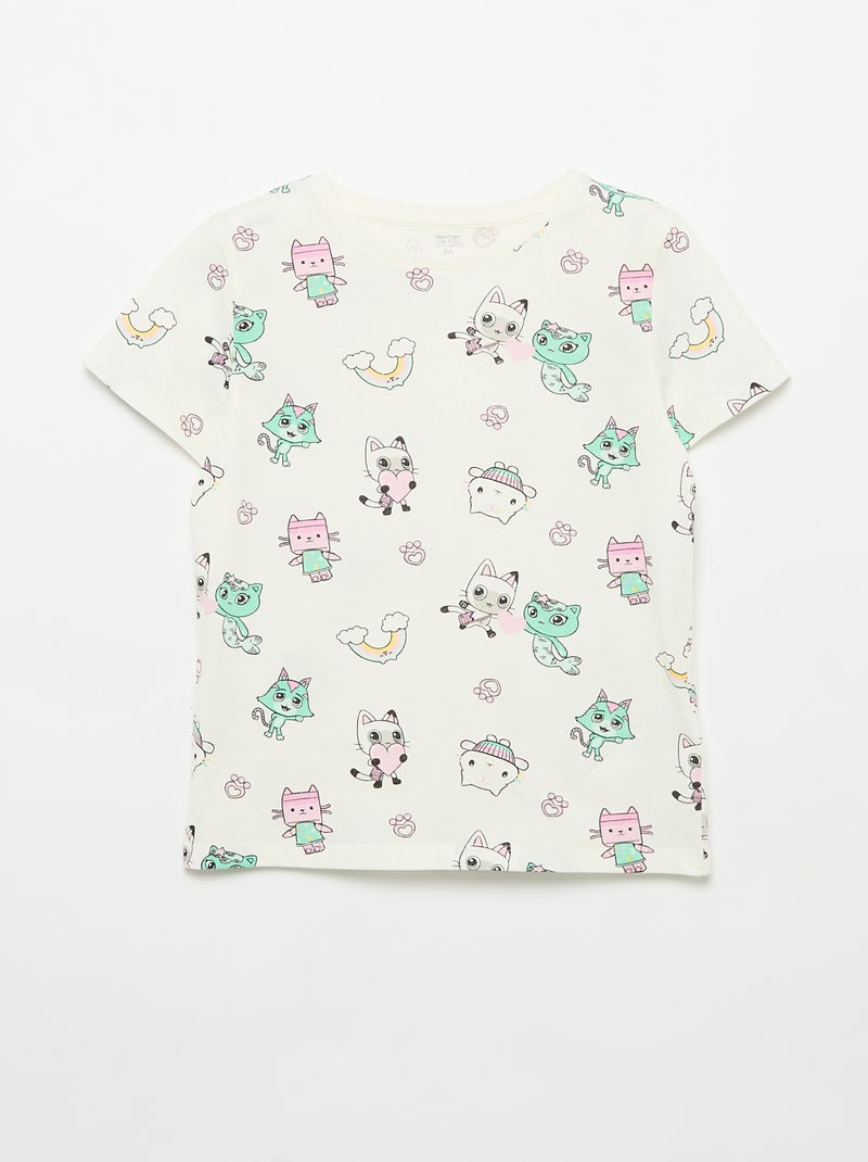 Pack de 3 Camisetas de manga corta 'Gabby y la casa mágica' Rosa - Kiabi