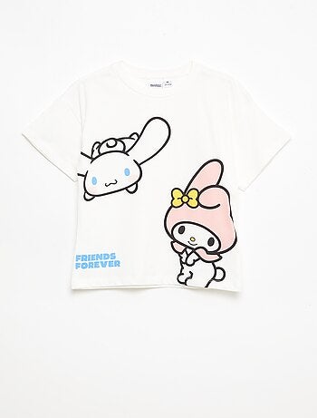 Pack de 3 camisetas de manga corta 'Kuromi' en algodón