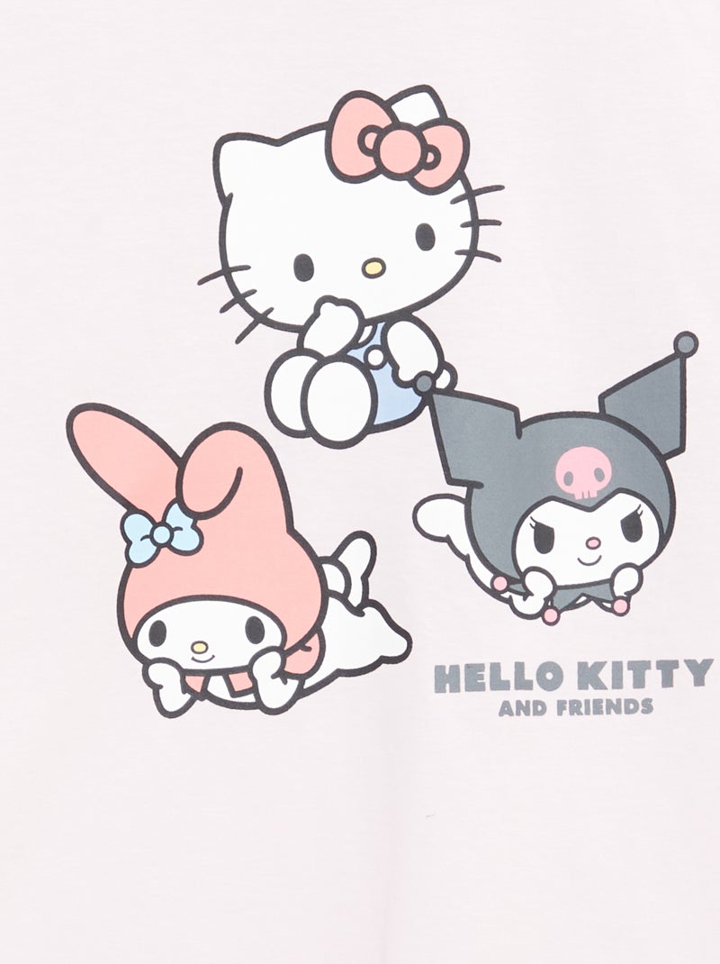 Pack de 3 camisetas de manga corta 'Kuromi' en algodón Blanco - Kiabi