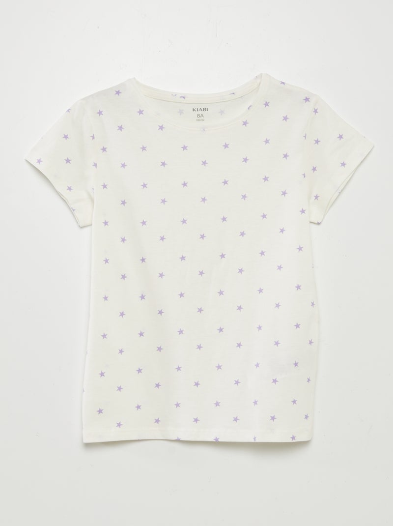 Pack de 3 camisetas de manga corta PURPURA - Kiabi