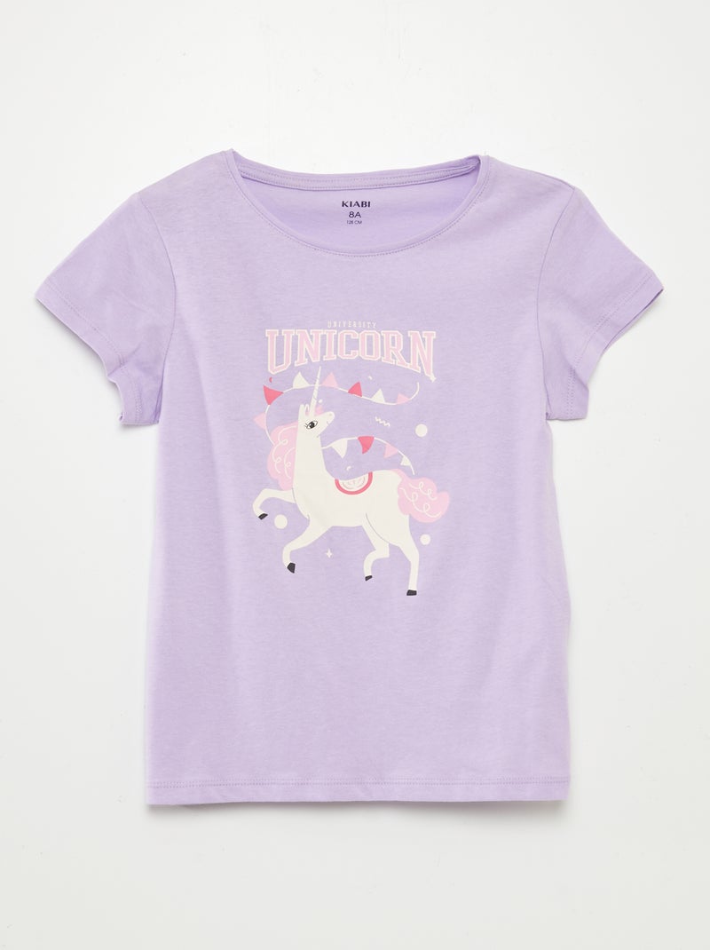 Pack de 3 camisetas de manga corta PURPURA - Kiabi