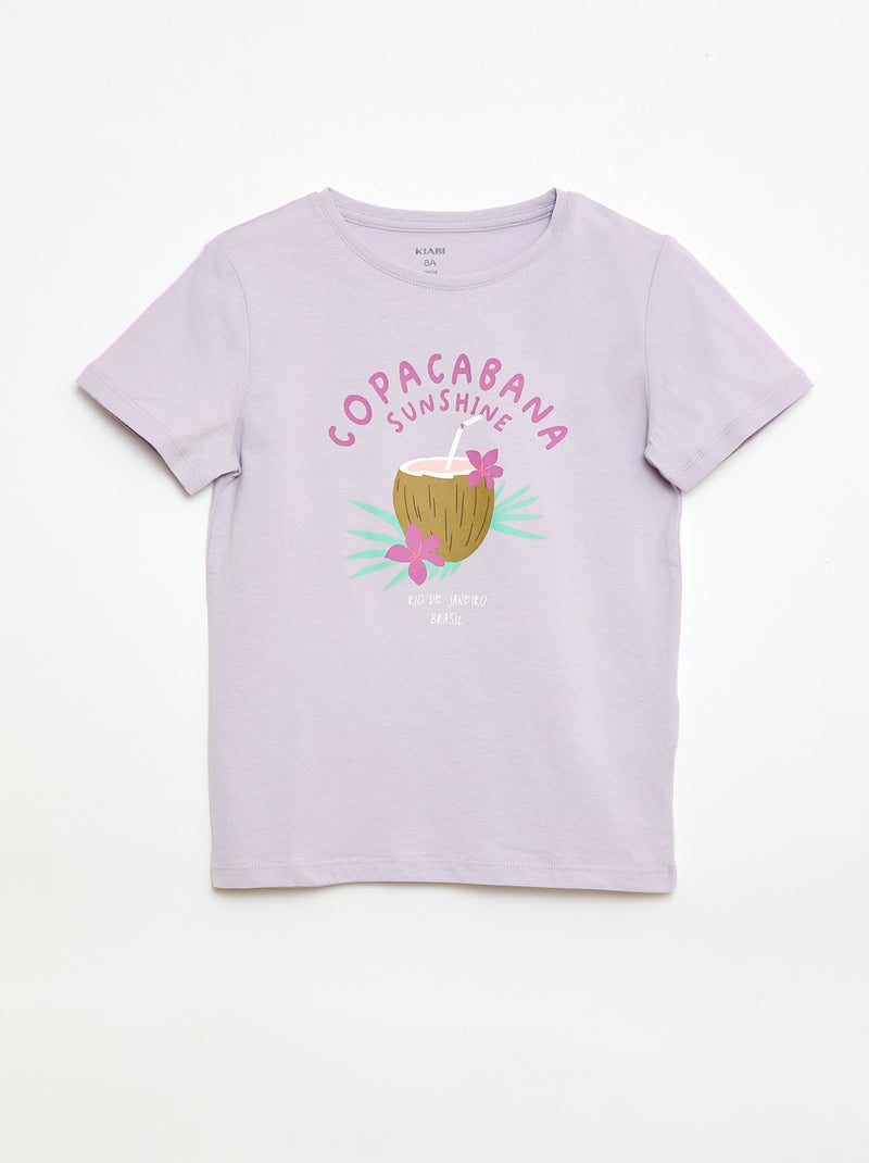 Pack de 3 camisetas de manga corta Purpura - Kiabi
