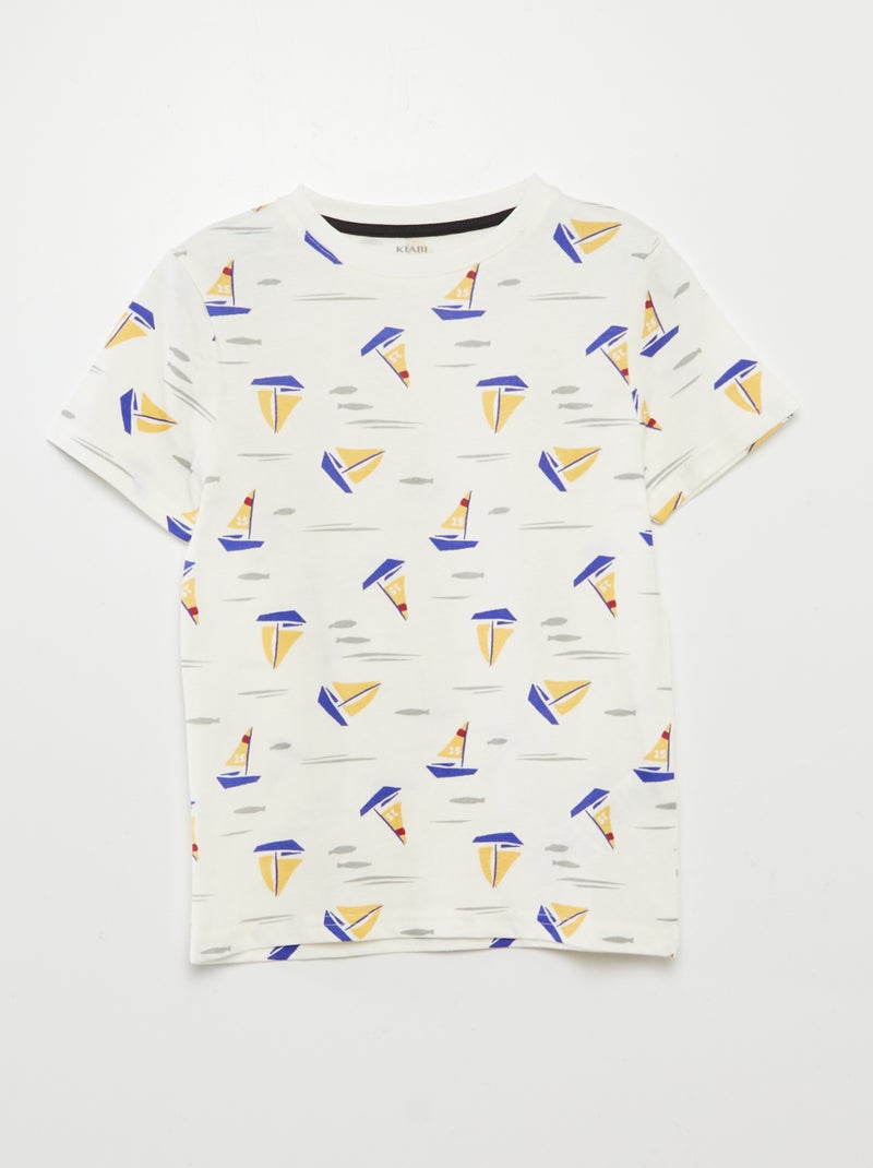 Pack de 3 camisetas de manga corta ROJO - Kiabi