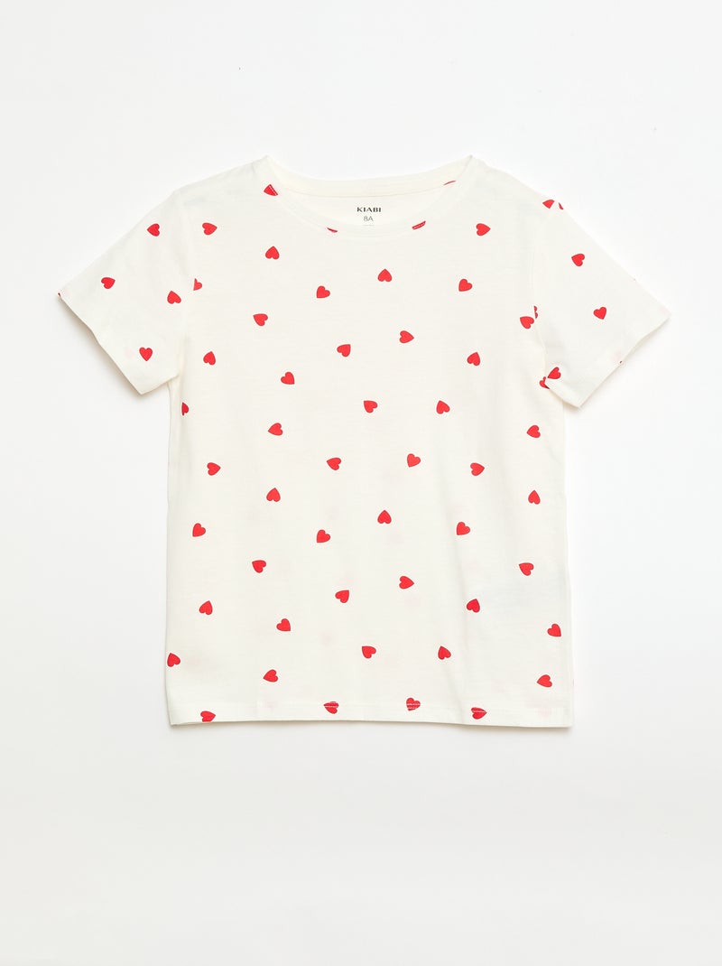 Pack de 3 camisetas de manga corta Rojo - Kiabi
