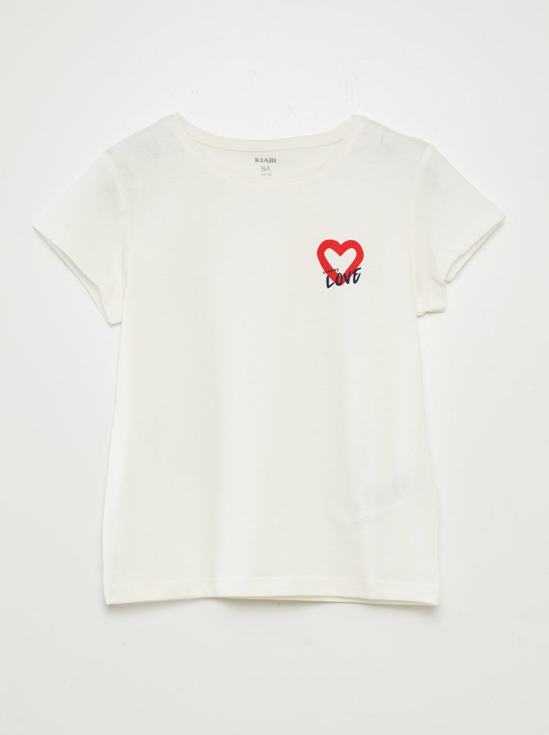 Pack de 3 camisetas de manga corta ROSA - Kiabi
