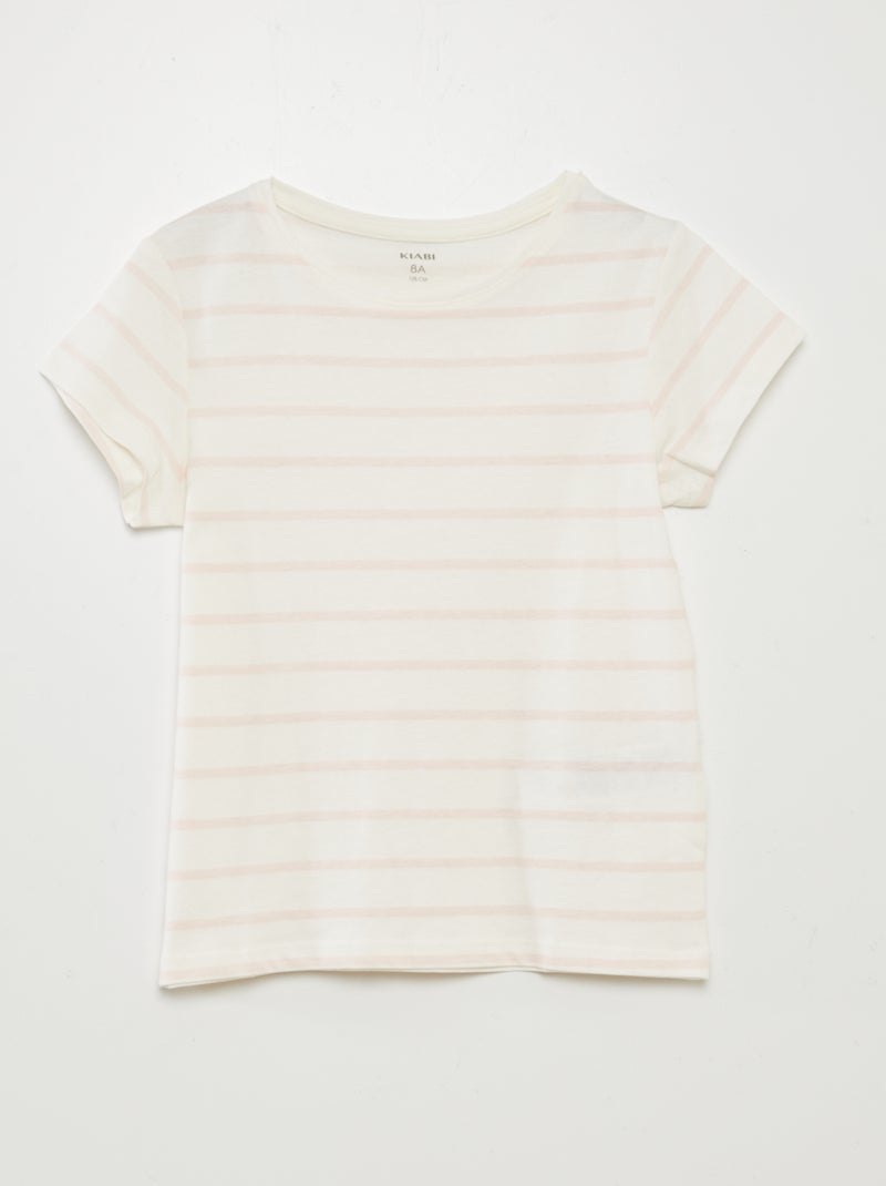 Pack de 3 camisetas de manga corta ROSA - Kiabi