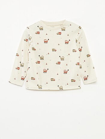 Pack de 3 camisetas de manga larga 1 de ellas con motivo