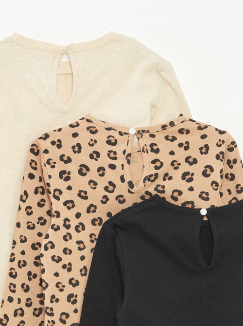 Pack de 3 camisetas de manga larga - Kiabi