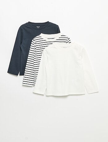 Pack de 3 camisetas de manga larga