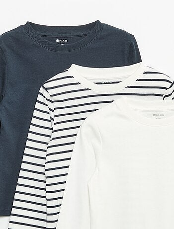 Pack de 3 camisetas de manga larga
