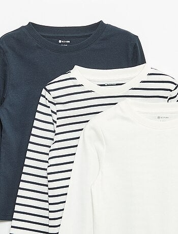 Pack de 3 camisetas de manga larga